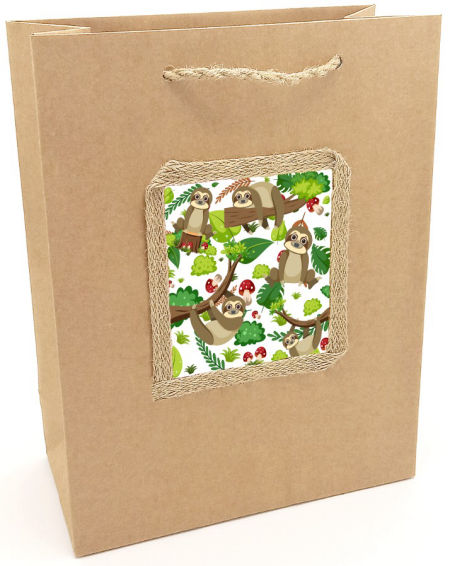 Torebka prezentowa ozdobna - dziecięca - D-1005