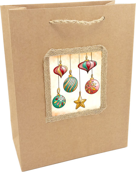 Torebka prezentowa ozdobna - na Boże Narodzenie-BN-103
