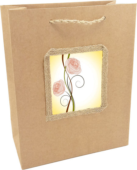 Torebka prezentowa ozdobna - K-1009