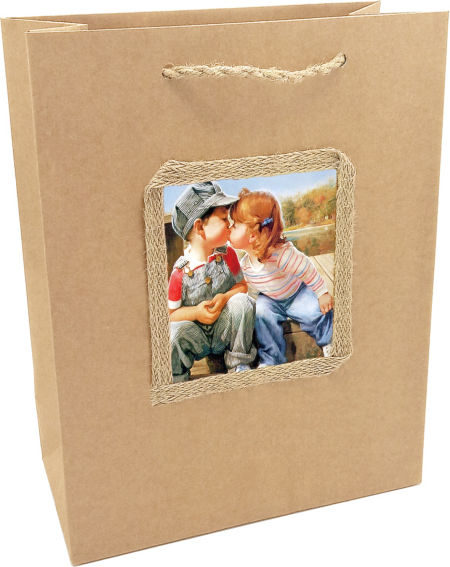 Torebka prezentowa ozdobna - L-1002