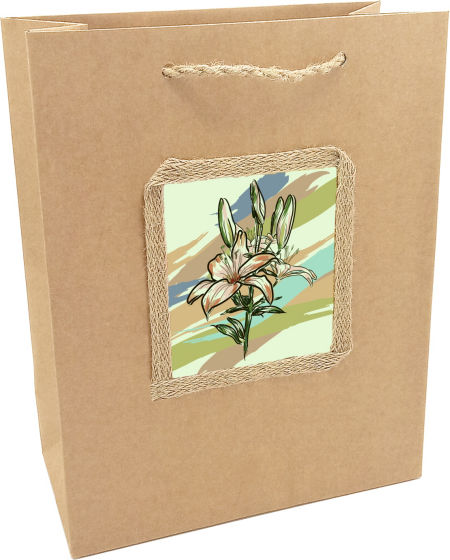 Torebka prezentowa ozdobna - K-1006