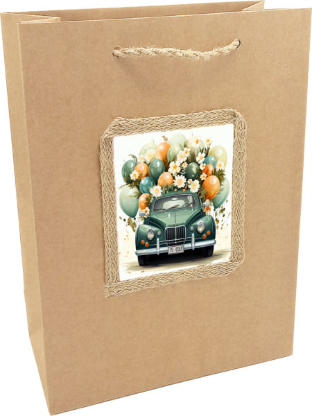 Torebka prezentowa ozdobna - na Dzień Dziadka - BD-106