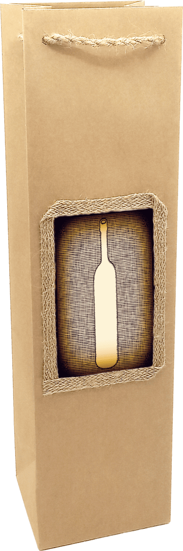 Prezentacja formatu butelkowego torebki kraft Cluster One